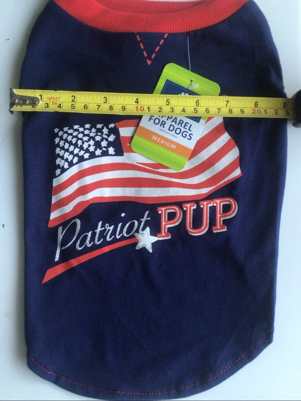 Patriot Pup tee size Medium by Top Paw